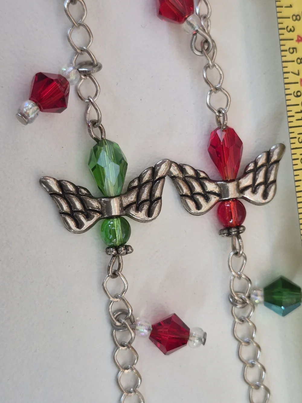 Pair of 2 Best Friend Angel Heart Toggle Friendship Btacelets
